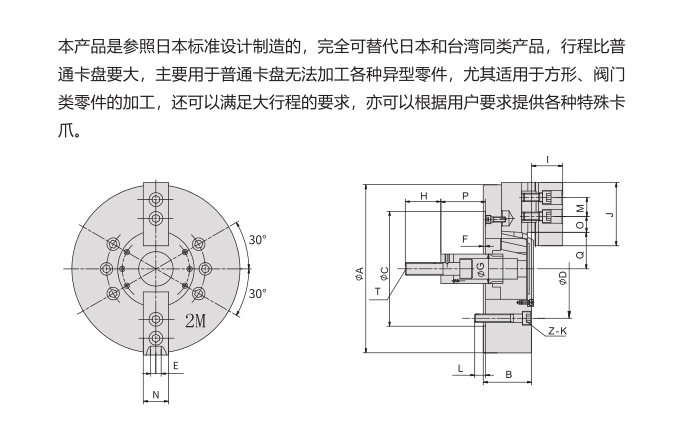 中空液壓卡盤的安裝方法